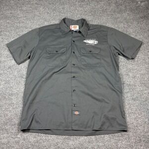 Dickies Shirt Men's L Cigar City Brewing  Short Sleeve Button Down Skater